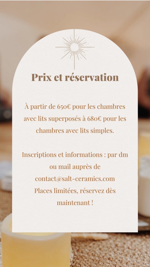 prix et réservation