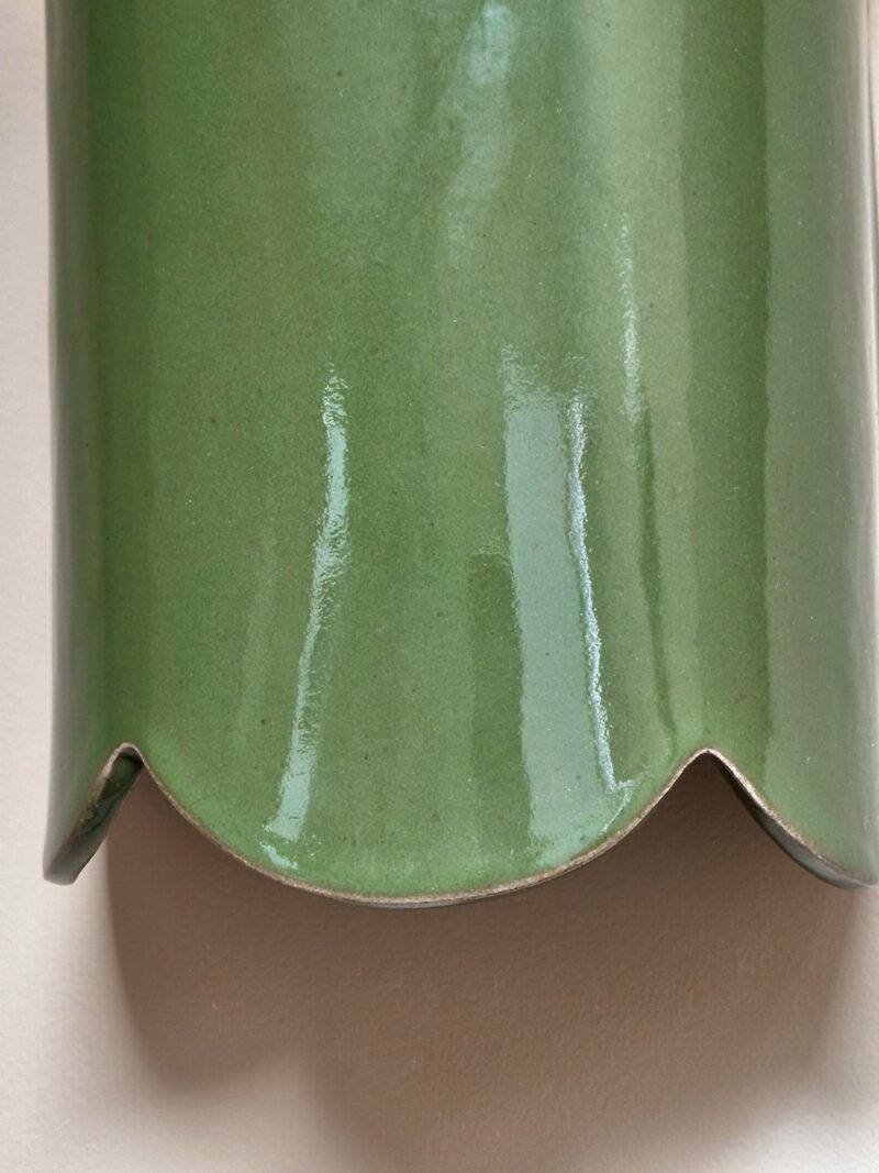 applique la vague vert olive