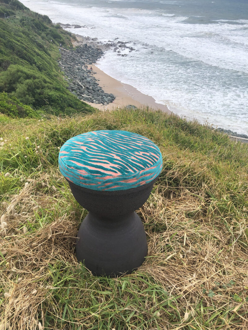 tabouret céramique grès