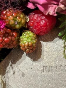 texture de la terre utilisée pour le pot